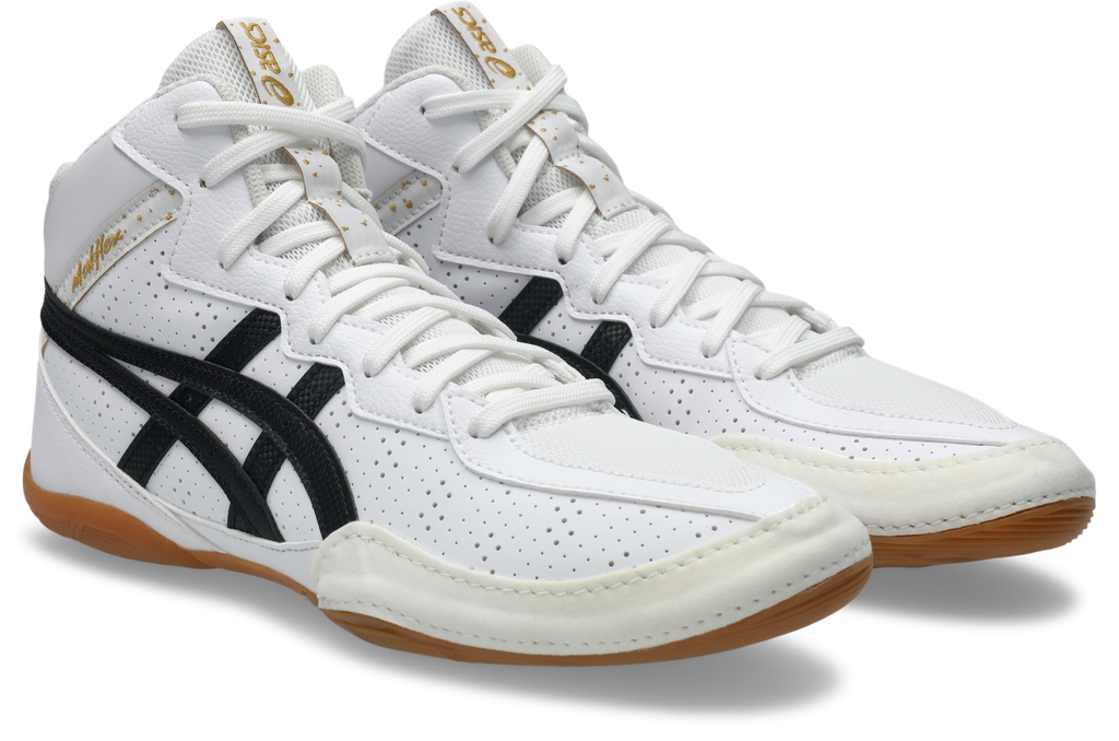 asics Ringerschuhe Matflex 8, Weiß-Schwarz 5