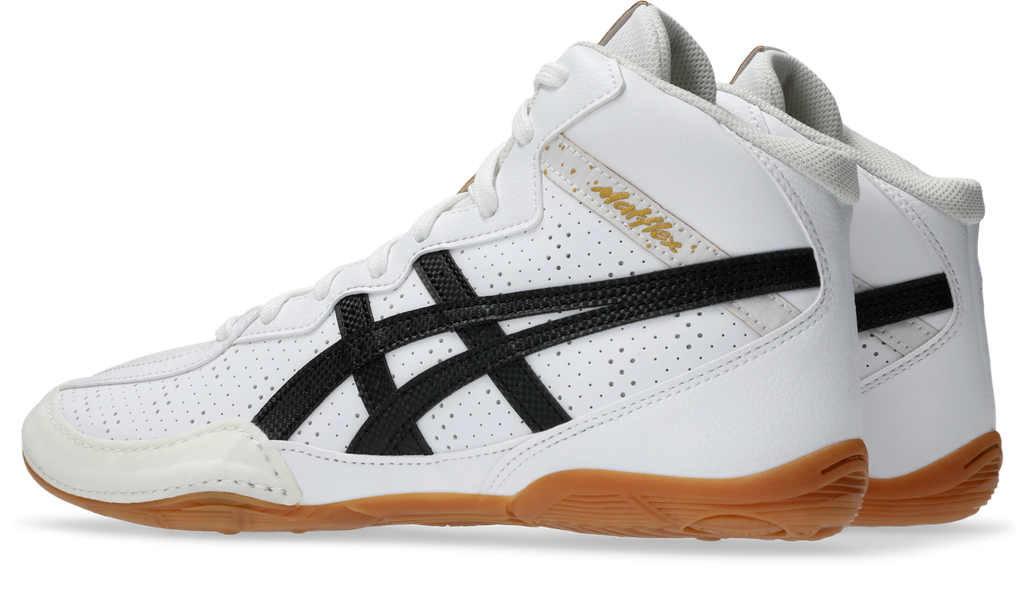 asics Ringerschuhe Matflex 8, Weiß-Schwarz 7