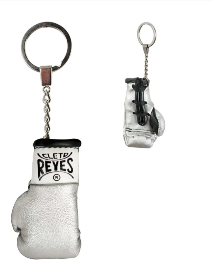 Cleto Reyes Mini Boxhandschuhe Schlüsselanhänger, Silber 2
