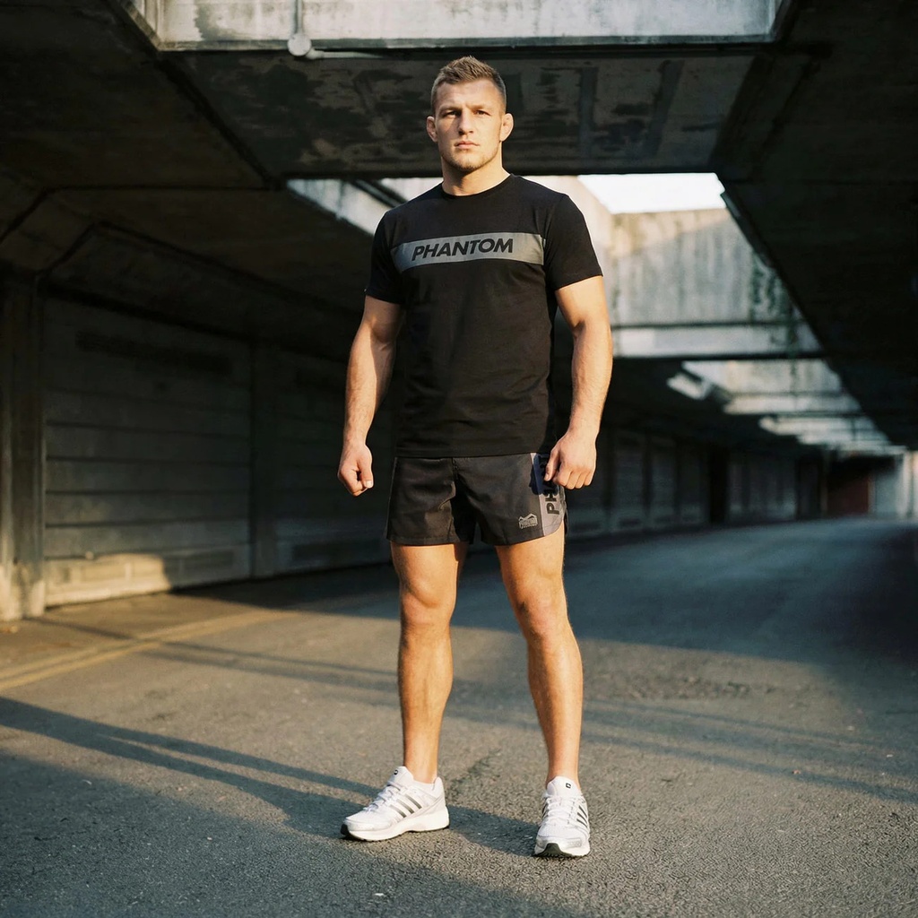 Phantom Fight Shorts Fusion Apex, Schwarz-Grau 4