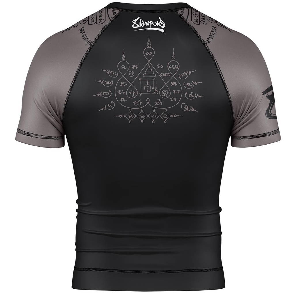 8Weapons Rash Guard 8 Ways Yant 2.0, Schwarz-Grau 2