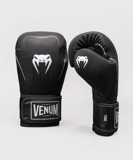 Venum Boxhandschuhe Stealth, Schwarz-Weiss 2