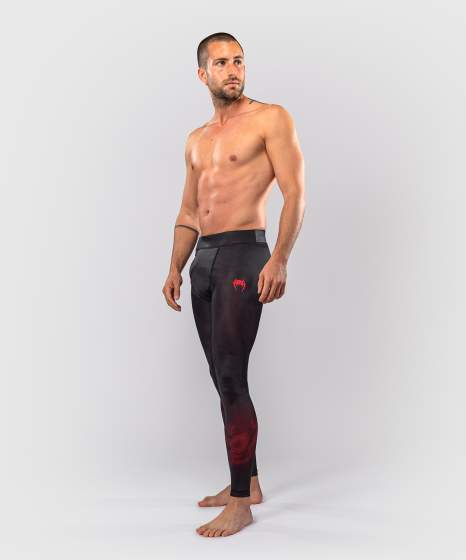 Venum Compression Pants Spectre, Schwarz-Rot 3
