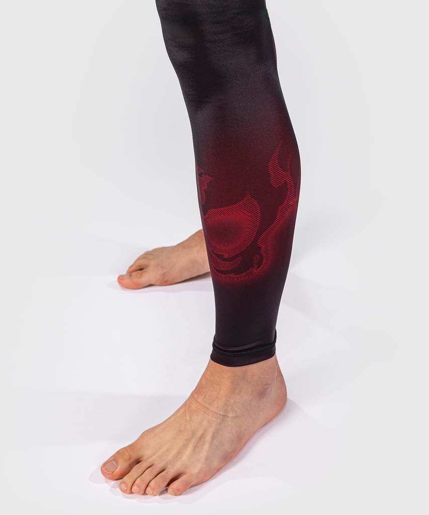 Venum Compression Pants Spectre, Schwarz-Rot 5