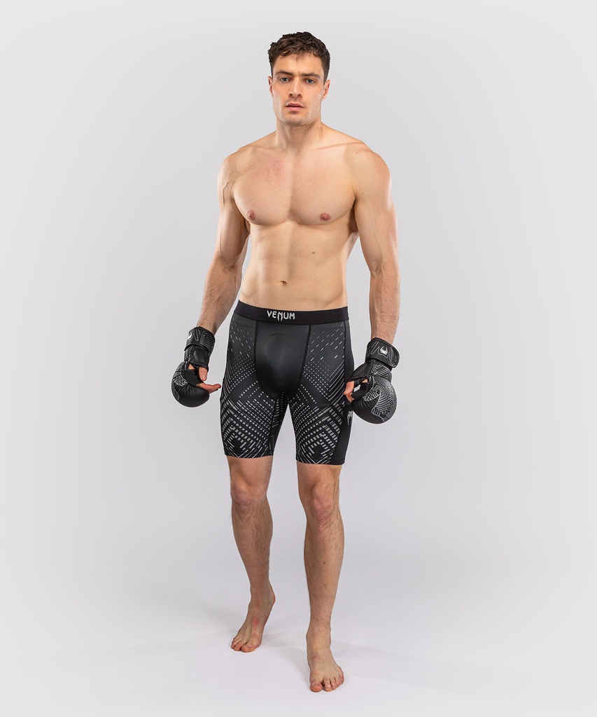 Venum Compression Shorts Midnight Fury, Schwarz-Silber 2