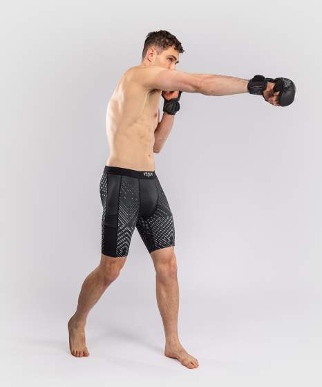 Venum Compression Shorts Midnight Fury, Schwarz-Silber 3