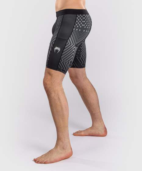 Venum Compression Shorts Midnight Fury, Schwarz-Silber 4