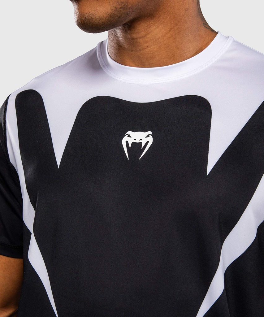 Venum Dry-Tech T-Shirt Attac 90, Schwarz-Weiss 6