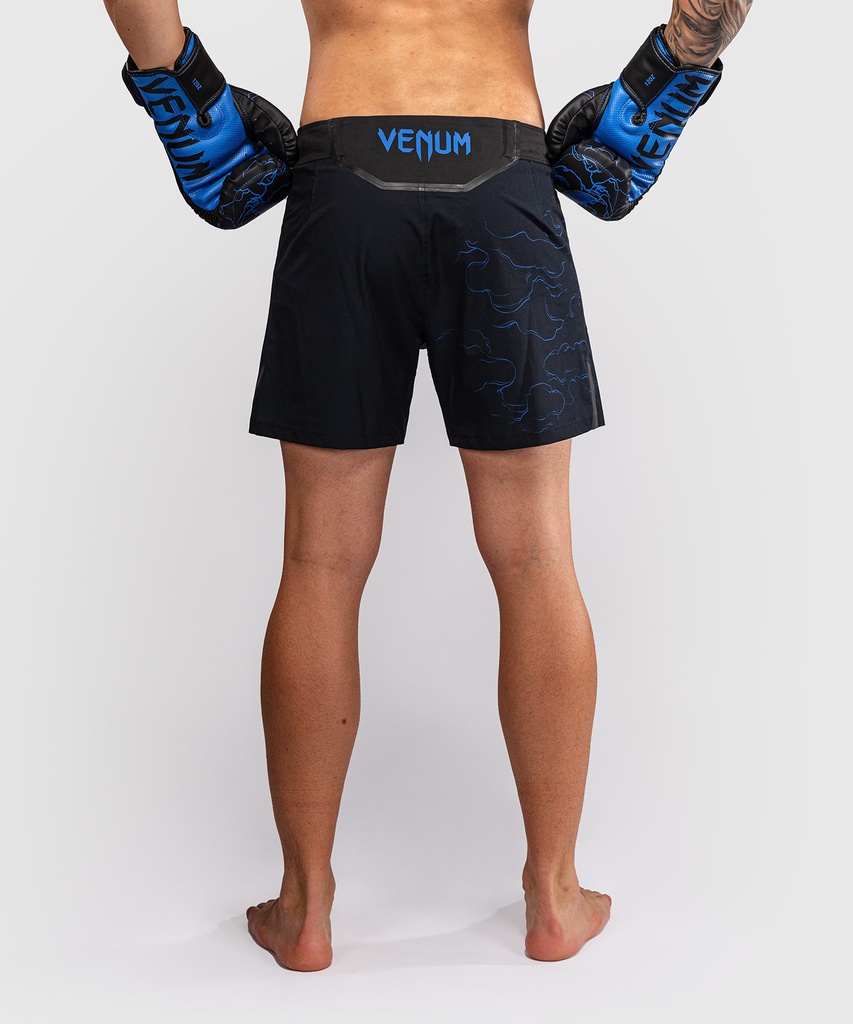 Venum Fight Shorts Thunder Dragon, Schwarz-Blau 6