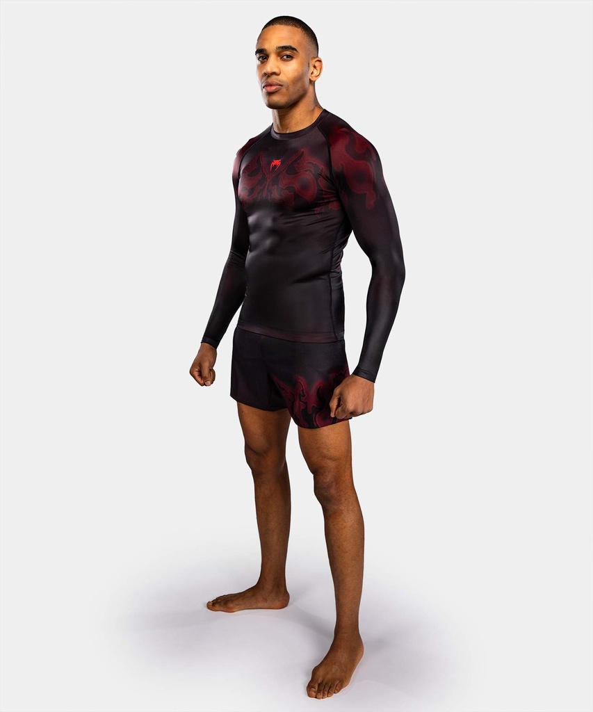 Venum Rash Guard Spectre, Schwarz-Rot 2