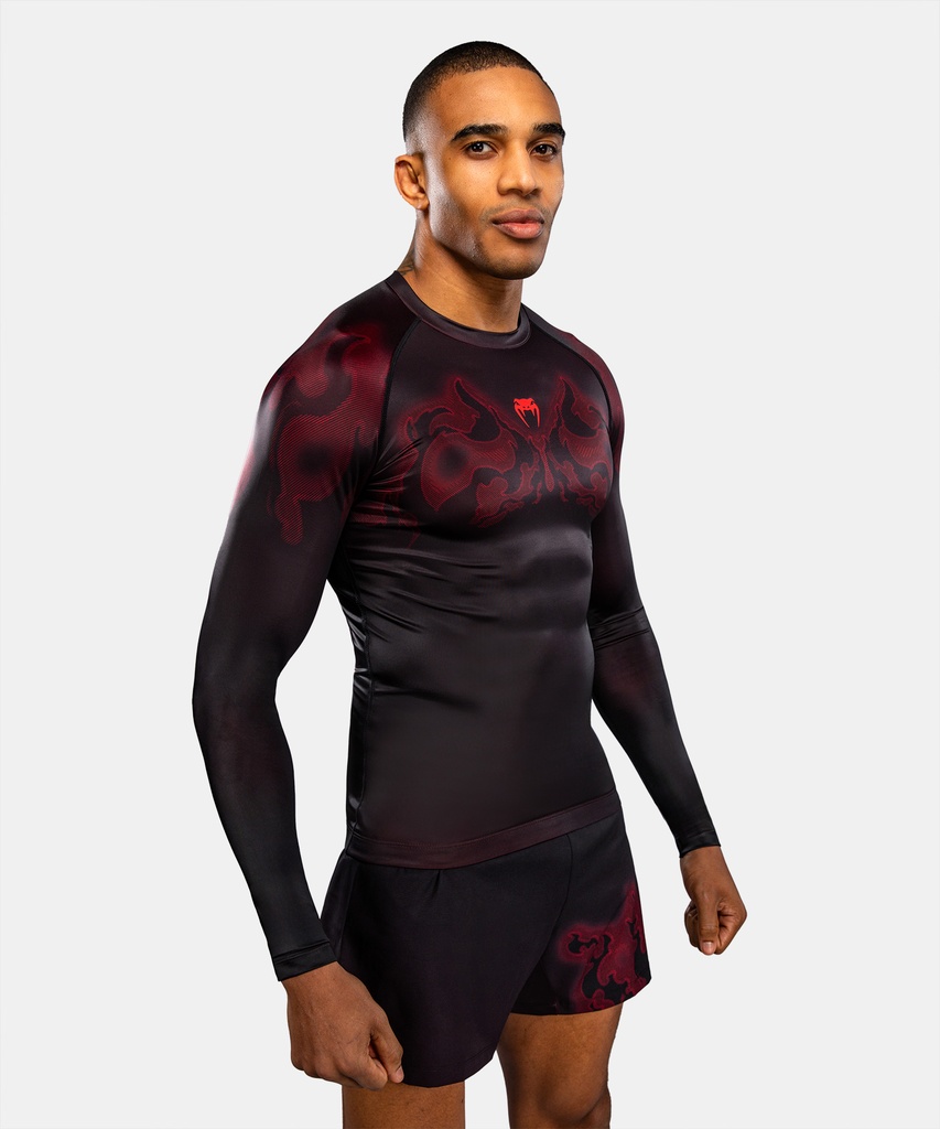 Venum Rash Guard Spectre, Schwarz-Rot 3