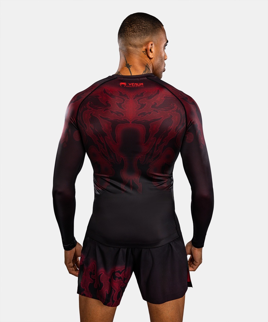 Venum Rash Guard Spectre, Schwarz-Rot 5
