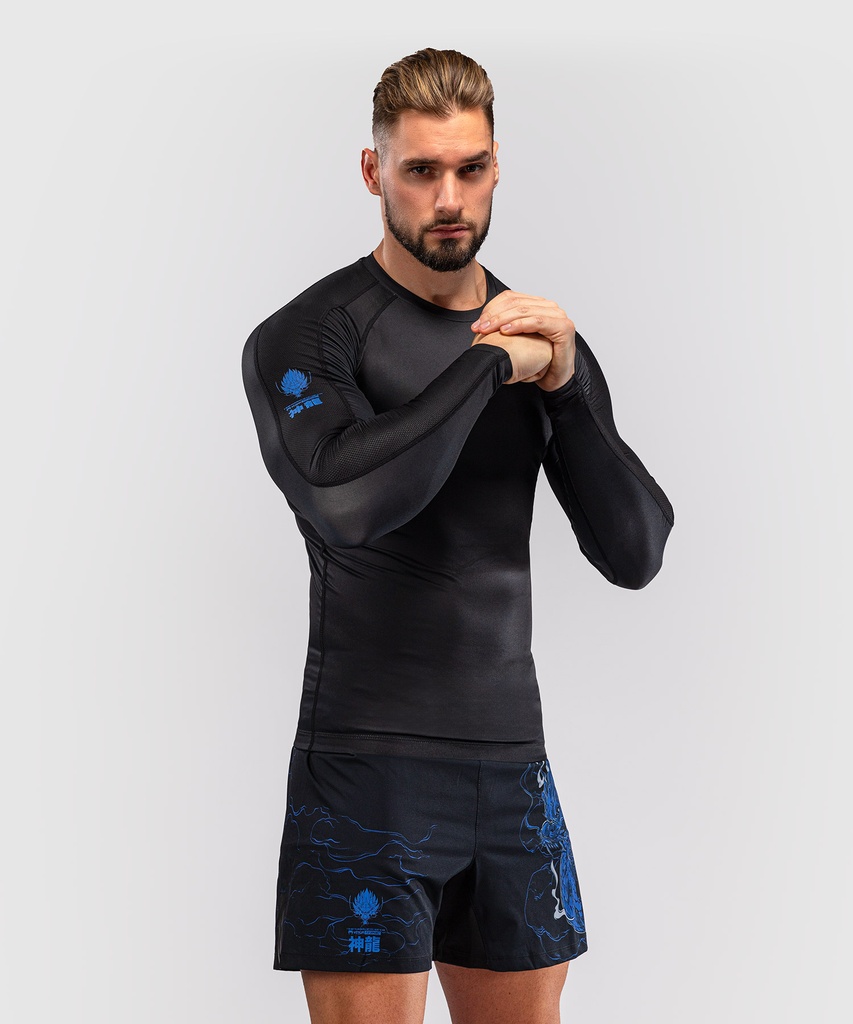 Venum Rash Guard Thunder Dragon, Schwarz-Blau 3