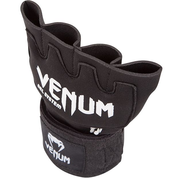 Venum Innenhandschuhe Kontact Gel, Schwarz-Weiß 3