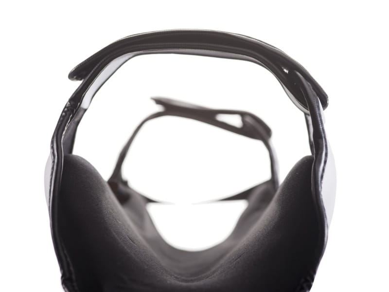 Top King Schienbeinschoner Pro Leder, Weiß