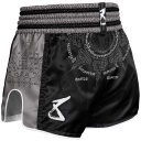 8Weapons Muay Thai Shorts 8 Ways Yant 2.0, Schwarz-Grau 2
