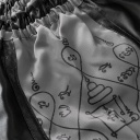8Weapons Muay Thai Shorts 8 Ways Yant 2.0, Schwarz-Grau 7