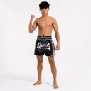 8Weapons Muay Thai Shorts 8 Ways Yant 2.0, Schwarz-Grau 9