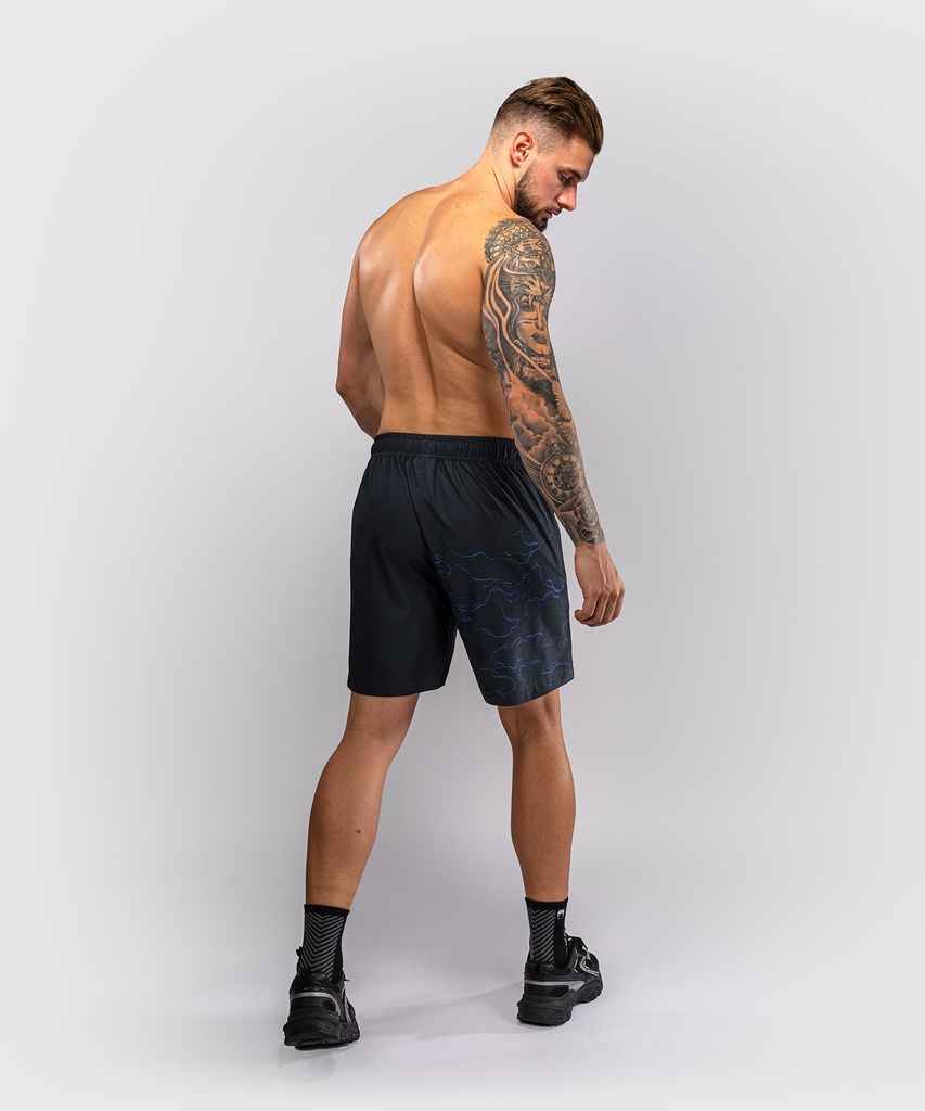 Venum Training Shorts Thunder Dragon, Schwarz-Blau 5