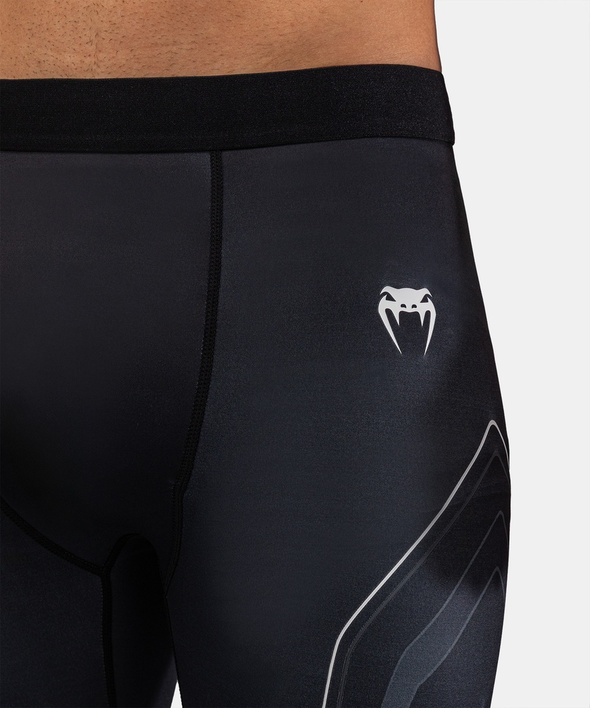 Venum Compression Shorts Streamline, Schwarz-Weiss 4