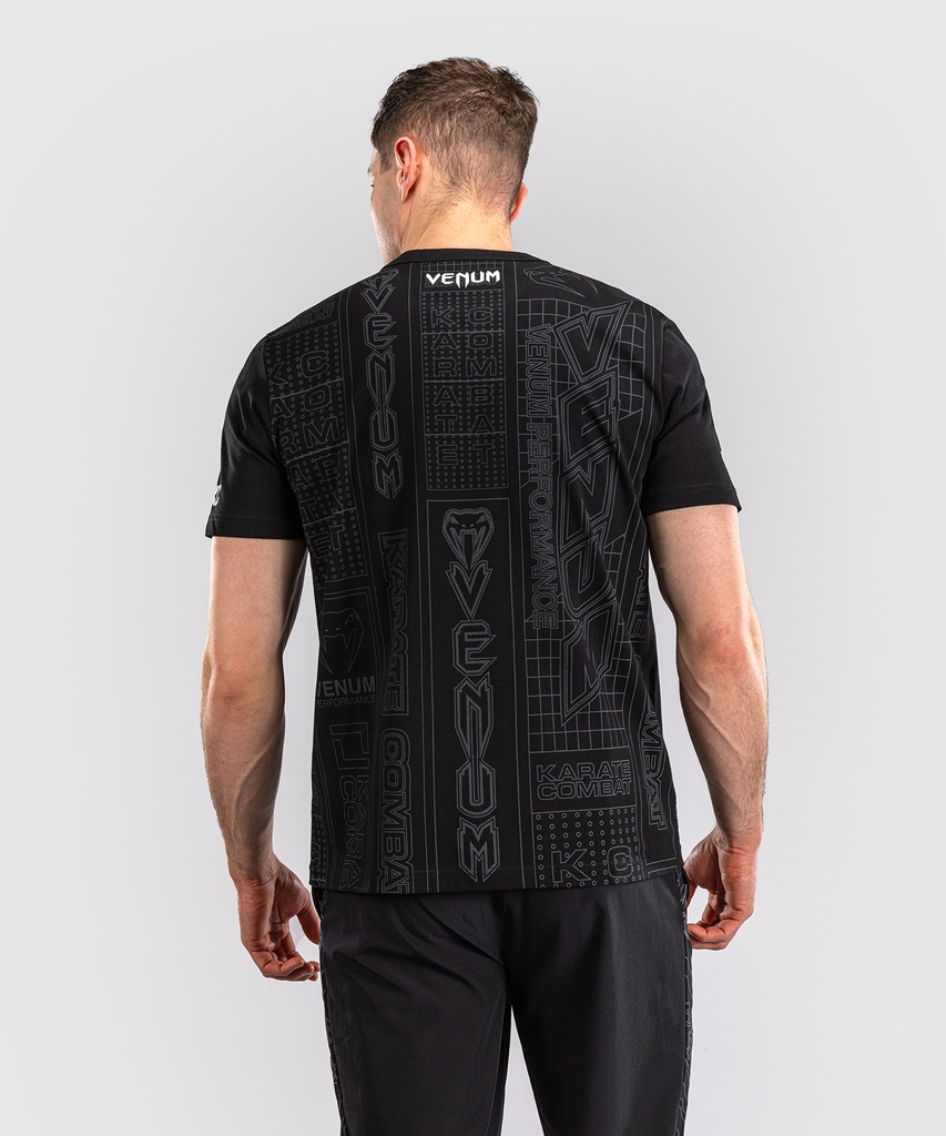 Venum T-Shirt  Combat, Schwarz-Grau 4