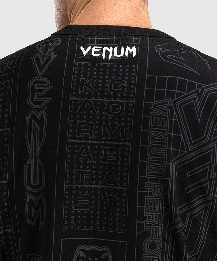 Venum T-Shirt  Combat, Schwarz-Grau 6