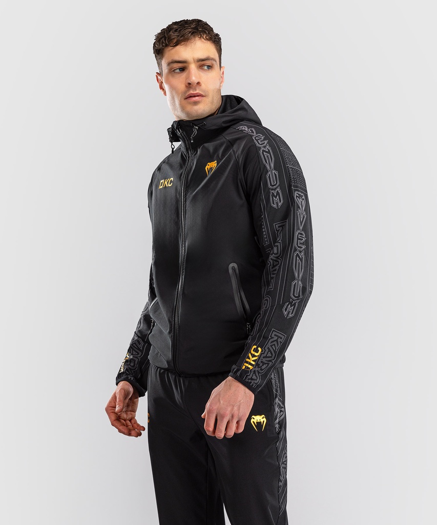 Venum Zip Hoodie Combat, Schwarz-Grau 3