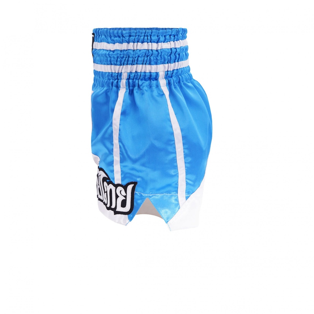 Top King Muay Thai Shorts TKTBS-243, Blau-Weiß 2