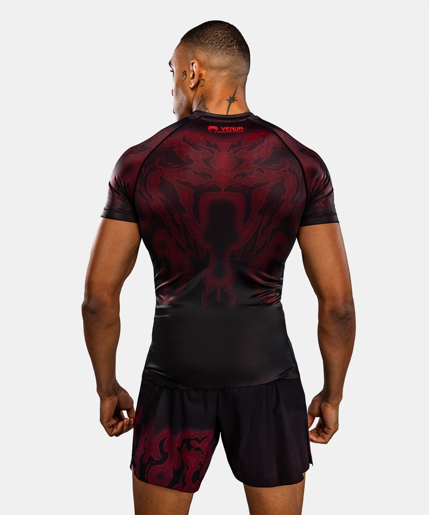 Venum Rash Guard Spectre, Schwarz-Rot 4