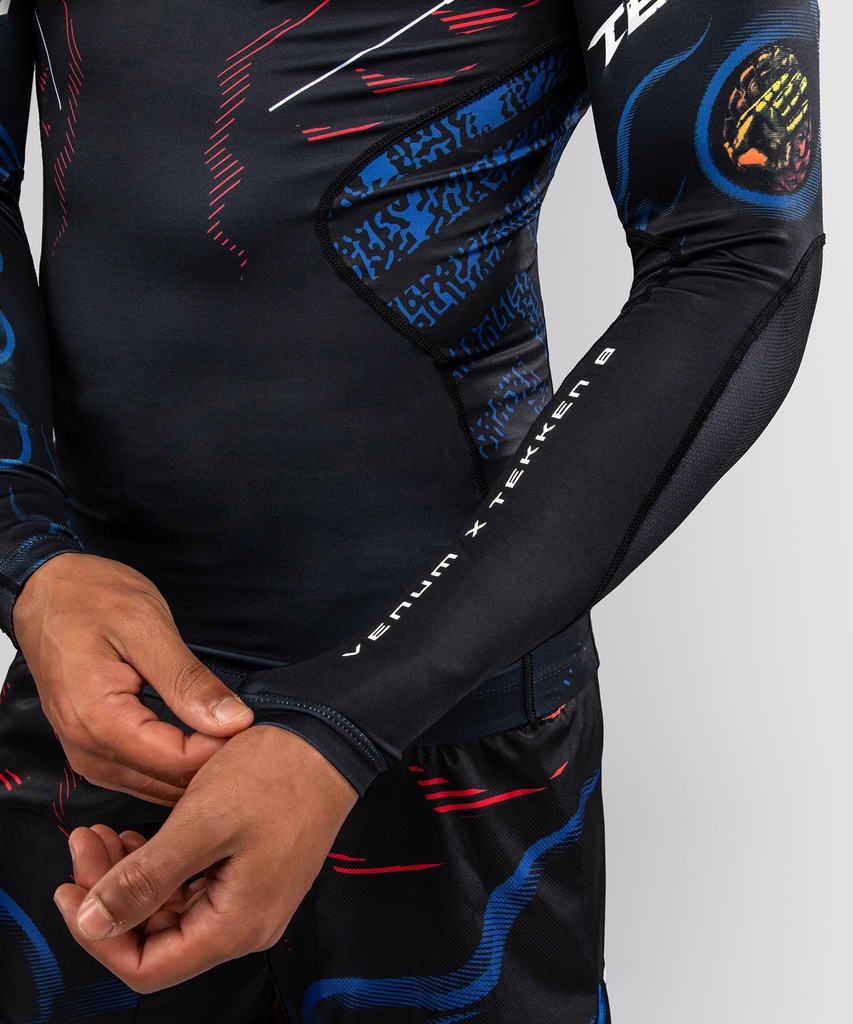 Venum Rash Guard Tekken 8 Yoshimitsu, Schwarz-Orange 7