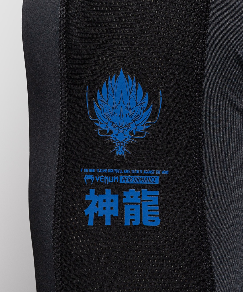 Venum Rash Guard Thunder Dragon, Schwarz-Blau 6