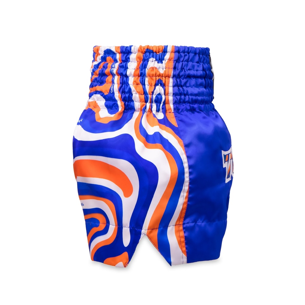Top King Muay Thai Shorts TKTBS-252, Blau 4
