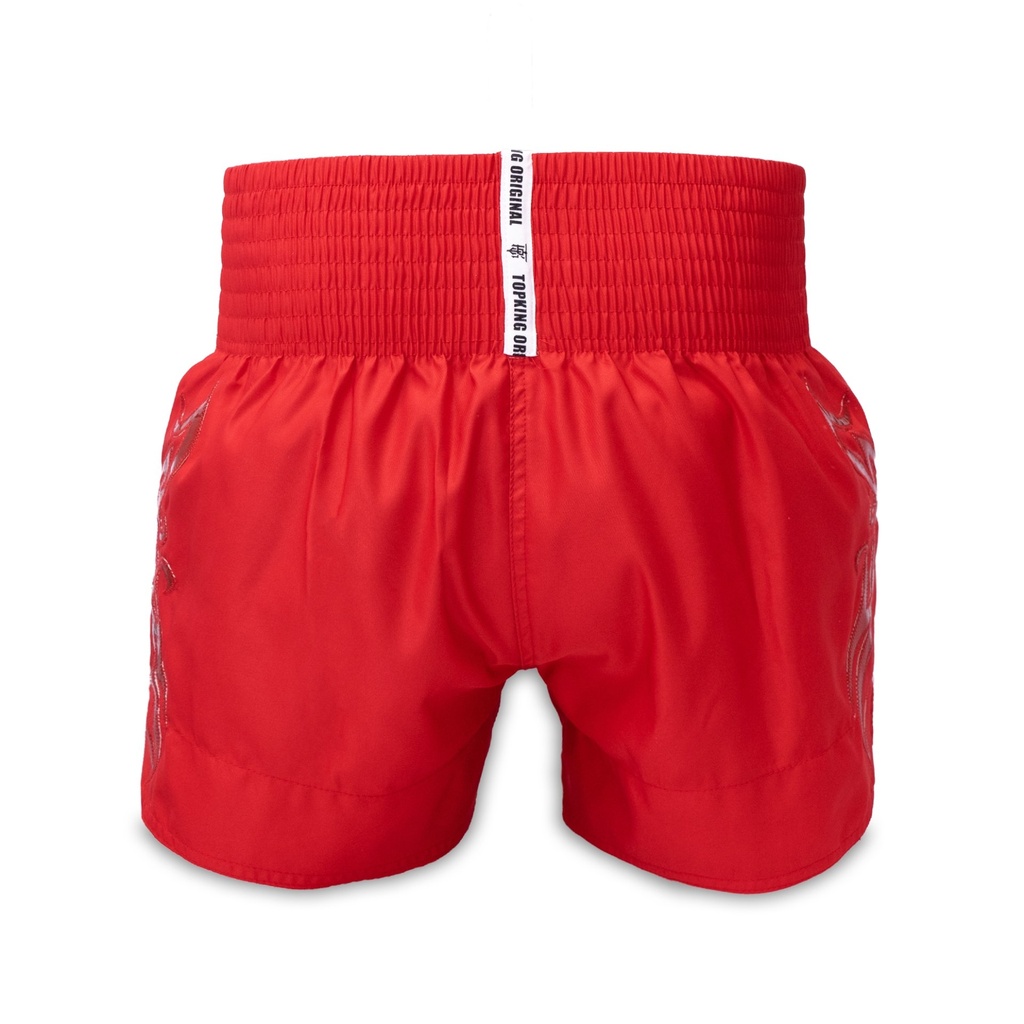 Top King Muay Thai Shorts TKTBS-255, Rot 2