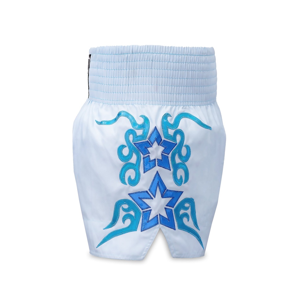 Top King Muay Thai Shorts TKTBS-256, Weiß 4