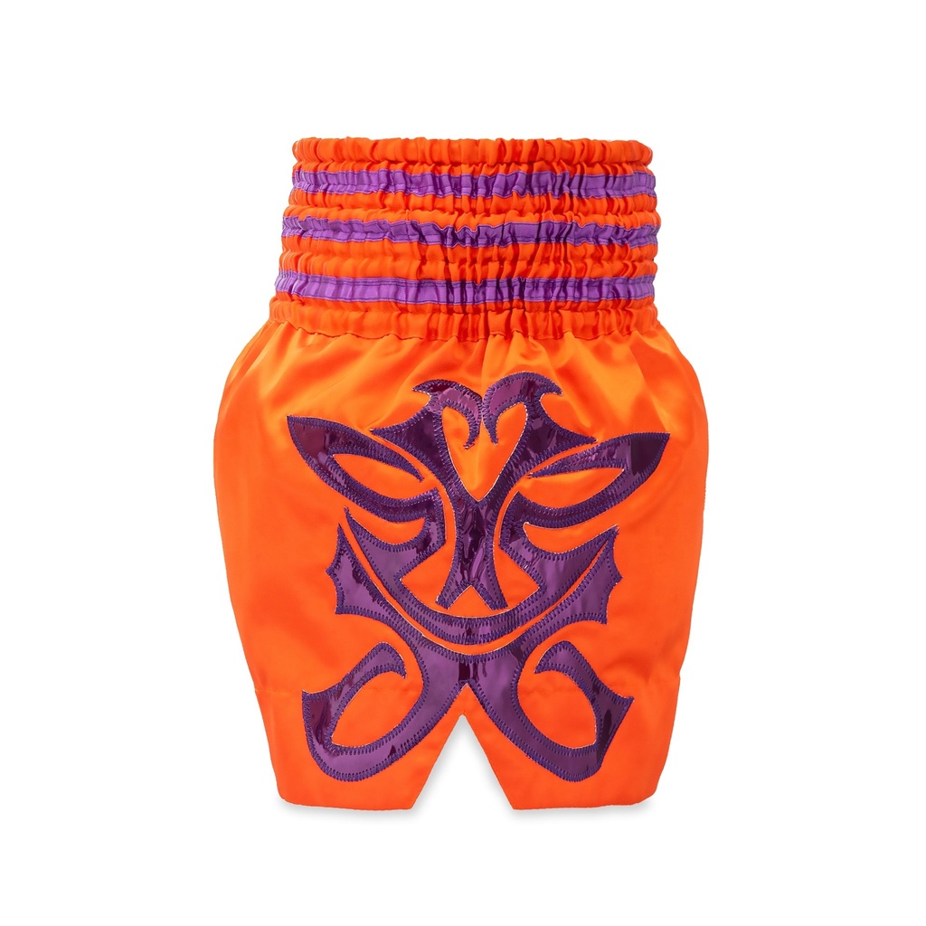Top King Muay Thai Shorts TKTBS-270, Orange 3