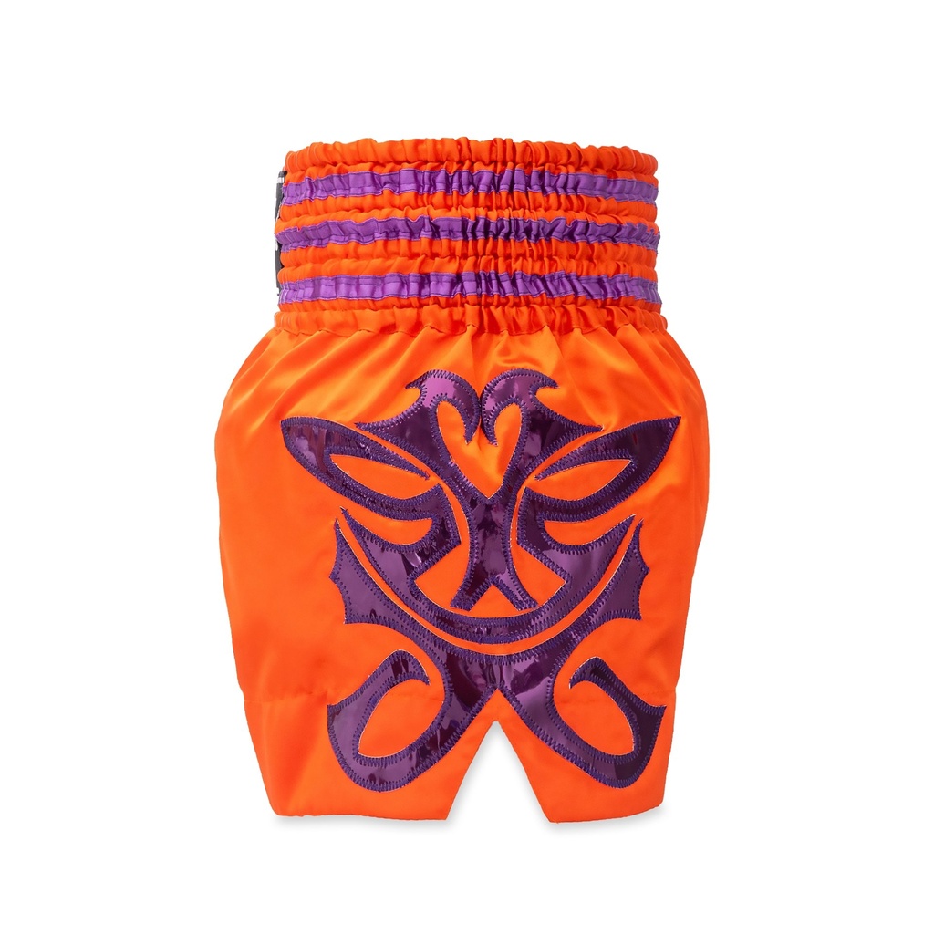 Top King Muay Thai Shorts TKTBS-270, Orange 4