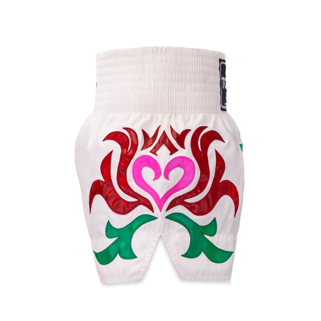 Top King Muay Thai Shorts TKTBS-272, Weiss 4