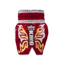 Top King Muay Thai Shorts TKTBS-273, Rot 3