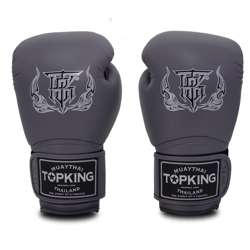 Top King Boxhandschuhe Super, Dunkelgrau 2