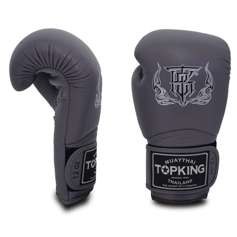 Top King Boxhandschuhe Super, Dunkelgrau 4