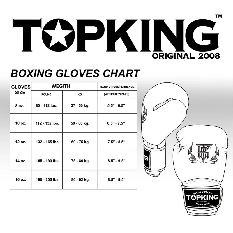 Top King Boxhandschuhe Super, Silber 2