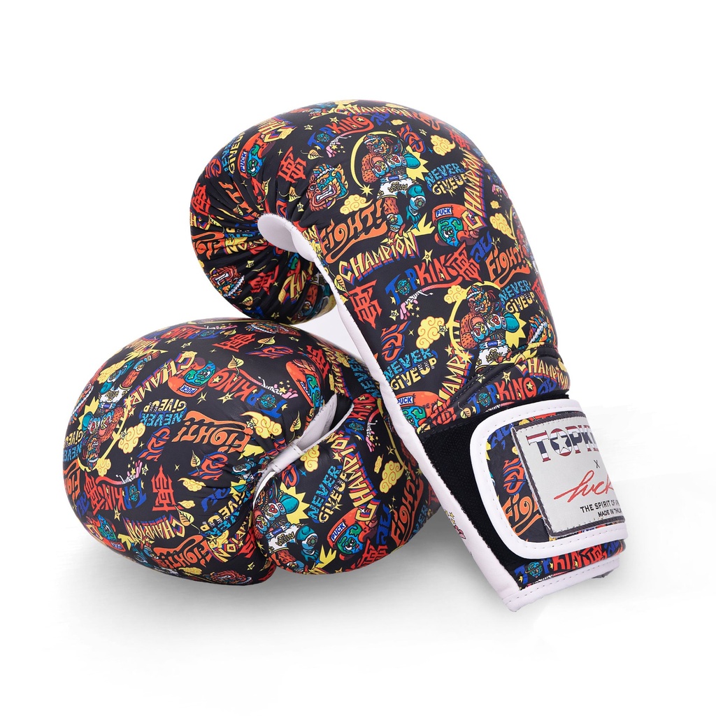 Top King Boxhandschuhe X Puck, Schwarz 2