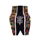 Top King Muay Thai Shorts X Puck, Schwarz