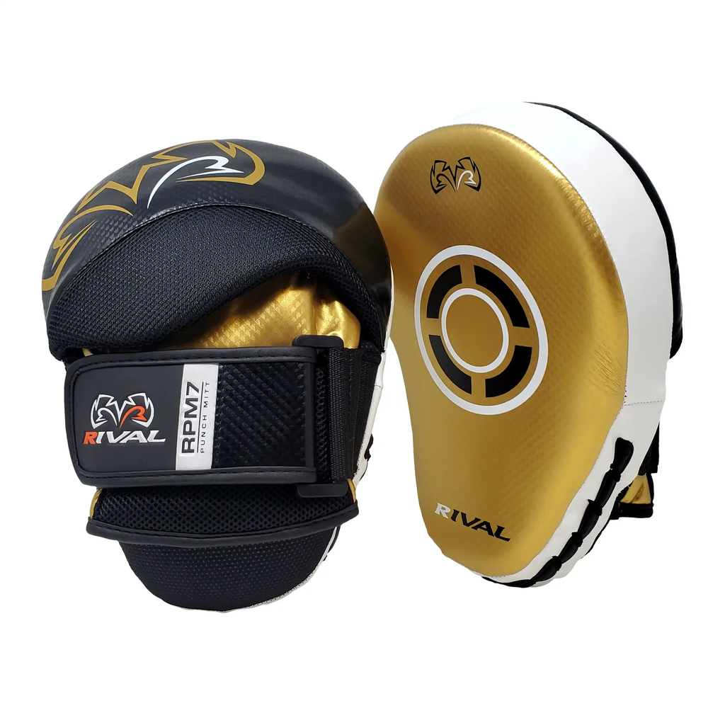 Rival Boxpratzen RPM7 Fitness Plus, Schwarz-Gold