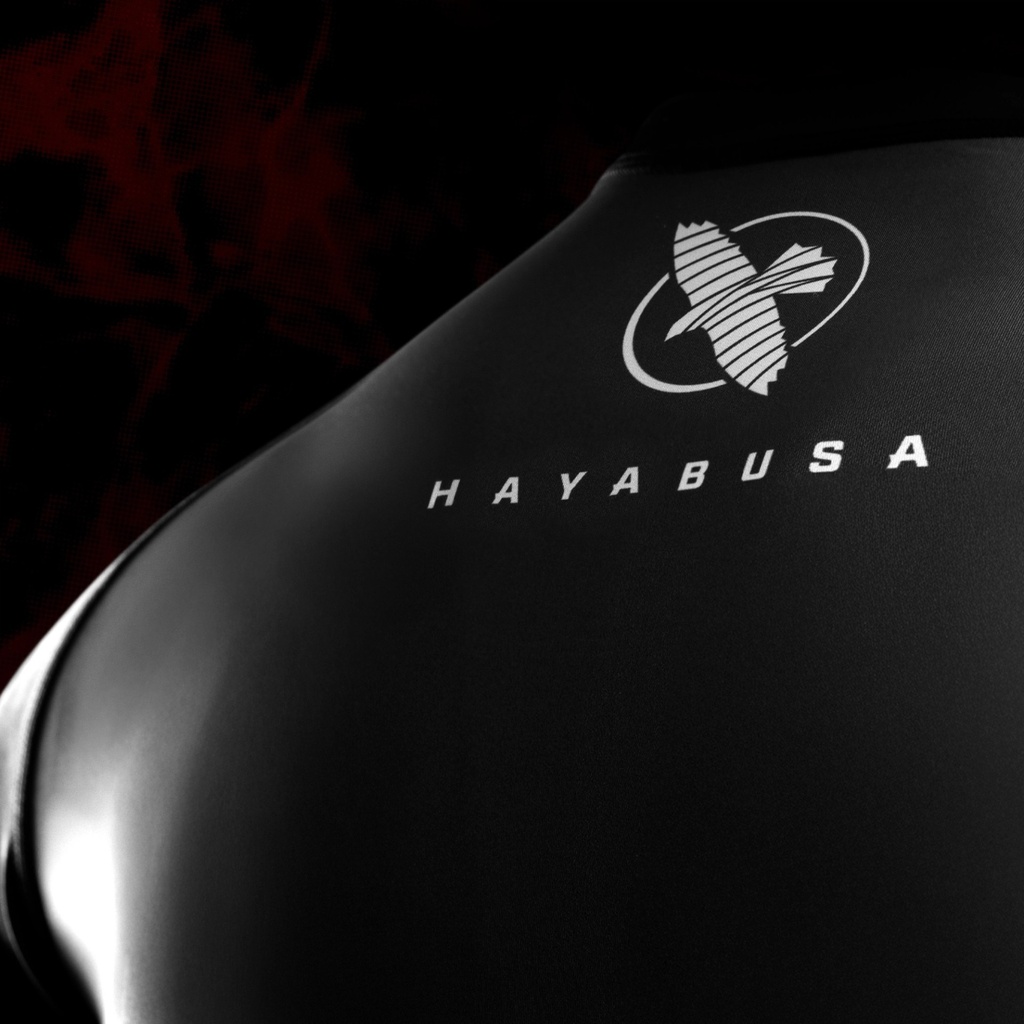 Hayabusa UFC Rash Guard, Schwarz-Rot 4