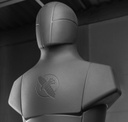 Hayabusa Dummy Opponent XL 155-195cm, Grau-Schwarz