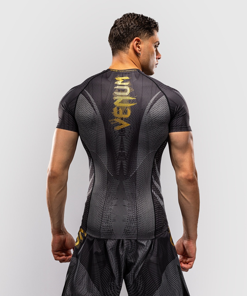 Venum Rash Guard Galactic 3.0, Schwarz-Gold 3