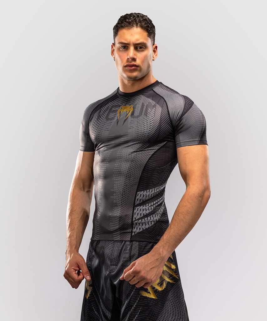 Venum Rash Guard Galactic 3.0, Schwarz-Gold 4