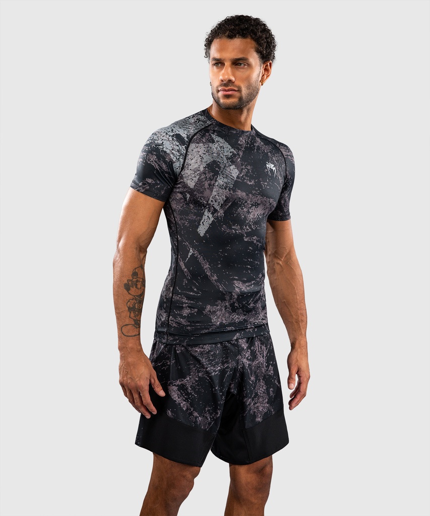 Venum Rash Guard Rage &amp; Workout, Schwarz-Grau 4