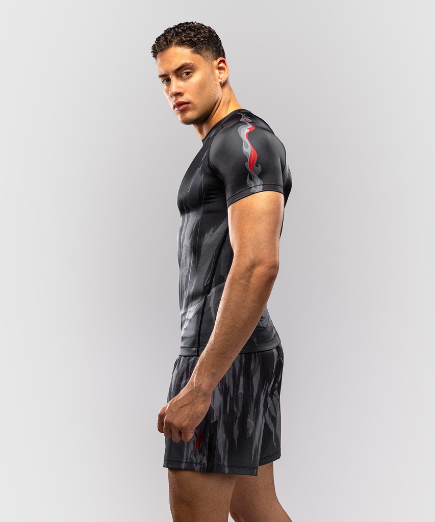 Venum Rash Guard Demon, Schwarz-Grau 3